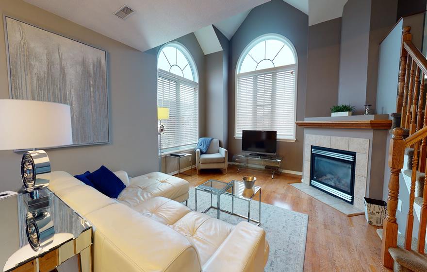 Living room after a deep clean in a Kanata home